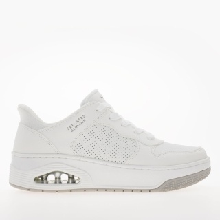 Buty męskie Skechers Slip-ins: Uno Court - Acacia - białe rozmiar 40