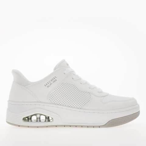 Buty męskie Skechers Slip-ins: Uno Court - Acacia - białe rozmiar 40