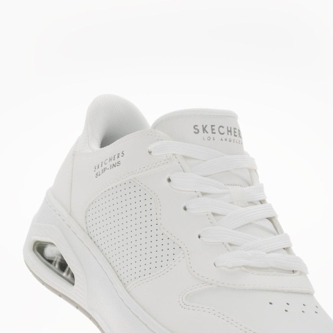 Buty męskie Skechers Slip-ins: Uno Court - Acacia - białe rozmiar 40