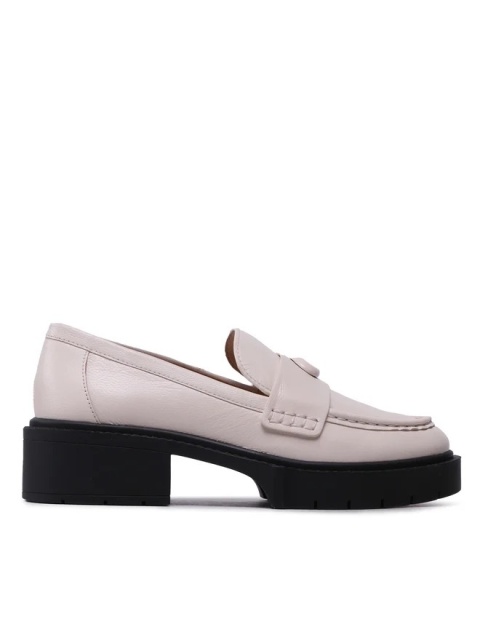 Coach Loafersy Leah CB990 Beżowy Rozmiar 36.5