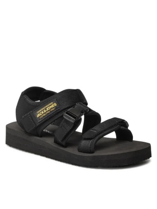 Jack & Jones Sandały Jfwjack Sandal 2.0 12203989 Czarny Rozmiar 45