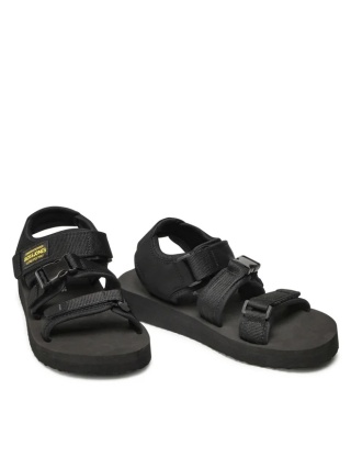 Jack & Jones Sandały Jfwjack Sandal 2.0 12203989 Czarny Rozmiar 45