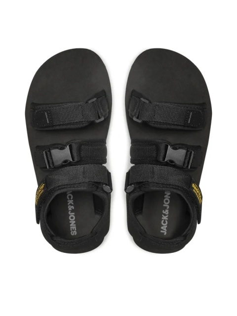 Jack & Jones Sandały Jfwjack Sandal 2.0 12203989 Czarny Rozmiar 45