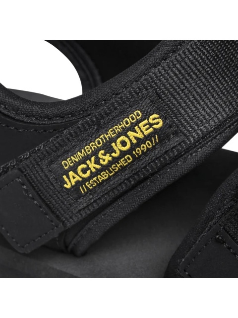 Jack & Jones Sandały Jfwjack Sandal 2.0 12203989 Czarny Rozmiar 45