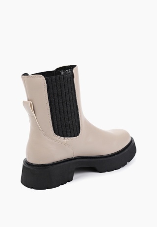 Marco Tozzi Taupe Botki do kostki rozmiar 37