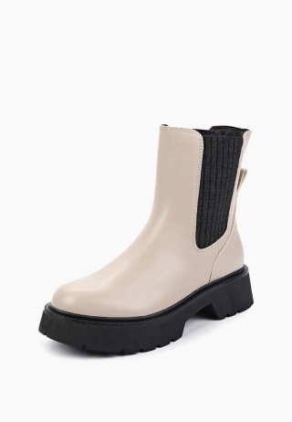 Marco Tozzi Taupe Botki do kostki rozmiar 40