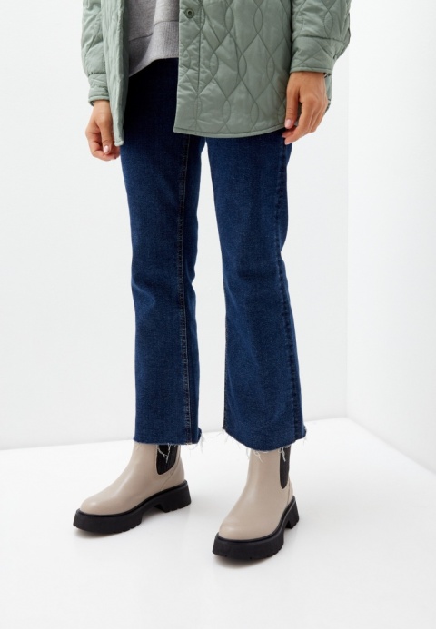 Marco Tozzi Taupe Botki do kostki rozmiar 40