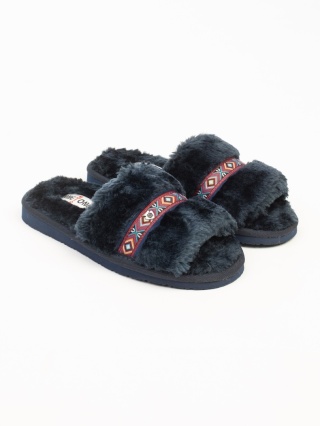 Minnetonka Klapki 'London' w kolorze Niebieski Rozmiar 38