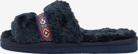 Minnetonka Klapki 'London' w kolorze Niebieski Rozmiar 38