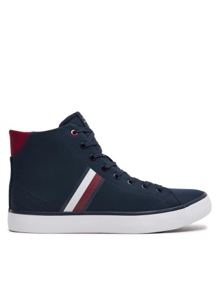 Tommy Hilfiger Sneakersy Th Hi Vulc Stripes Mesh Rozmiar 44
