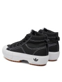 ADIDAS 40 2/3 BUTY DAMSKIE NIZZA TREK W GZ8857 CZARNE SNEAKERSY T1154