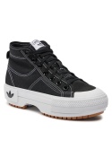 ADIDAS 40 2/3 BUTY DAMSKIE NIZZA TREK W GZ8857 CZARNE SNEAKERSY T1154