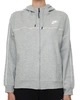 Bluza Damska Nike z Kapturem - Rozpinana - Szara - CZ8338-063 | S