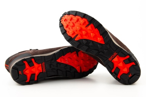 Buty męskie trekkingowe REGATTA SAMARIS SUEDE wodoodporne brązowe r. 41