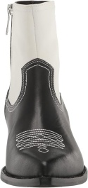 DKNY Women's Lukas-Cowboy Booties Combat kozaki Rozmiar 37 Skóra naturalna