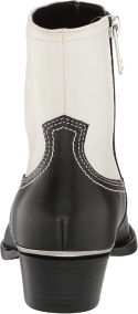 DKNY Women's Lukas-Cowboy Booties Combat kozaki Rozmiar 37 Skóra naturalna