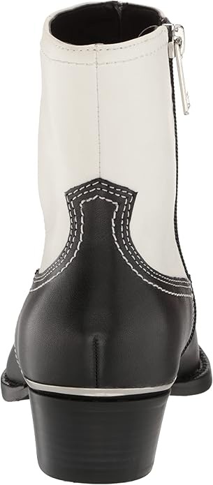DKNY Women's Lukas-Cowboy Booties Combat kozaki Rozmiar 37 Skóra naturalna