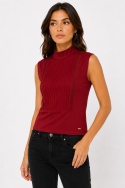 GUESS Bordowa Bluzka Damska M