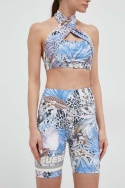 GUESS Carlene Active Bra + Biker Shorts Tropical Print XS – komplet sportowy