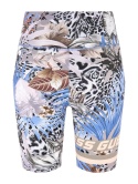 GUESS Carlene Active Bra + Biker Shorts Tropical Print XS – komplet sportowy