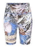 GUESS Carlene Active Bra + Biker Shorts Tropical Print XS – komplet sportowy