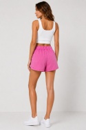 GUESS Dido Shorts Różowe Szorty Damskie Logo Triangle Rozmiar M