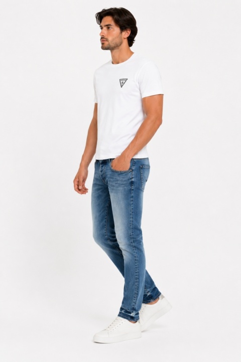 GUESS Dylan Low Rise Slim Tapered Jeans Męskie – Niebieskie Denim – W29/L32