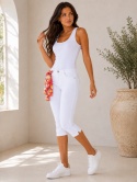 GUESS FENICE CAPRI Białe Jeansy Damskie rozmiar 24 (EU 38)