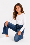 GUESS Kids Jeansy Dziewczęce Straight Fit Niebieskie Denim Rozm. 24 / EU 24