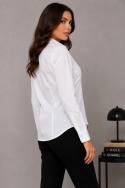 GUESS Korinna Shirt Biała Koszula Damska z Kryształkami Logo rozmiar XS