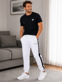 GUESS Męskie spodnie dresowe Jogger białe rozmiar XXL