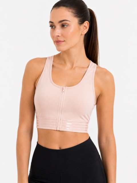 GUESS VEDA ACTIVE TOP – damski top sportowy z zamkiem rozmiar L