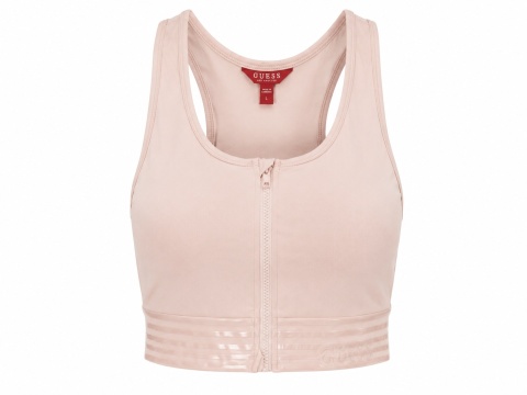GUESS VEDA ACTIVE TOP – damski top sportowy z zamkiem rozmiar L