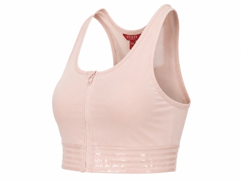 GUESS VEDA ACTIVE TOP – damski top sportowy z zamkiem rozmiar L