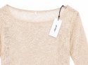 Guess Belle LS Body Koronkowe Nude Beżowe Długi Rękaw Rozmiar L