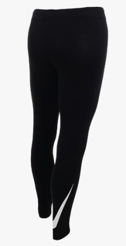 Legginsy Dziewczęce Nike Codzienne Bawełniane AJ6842-010 r. S 128-137 cm