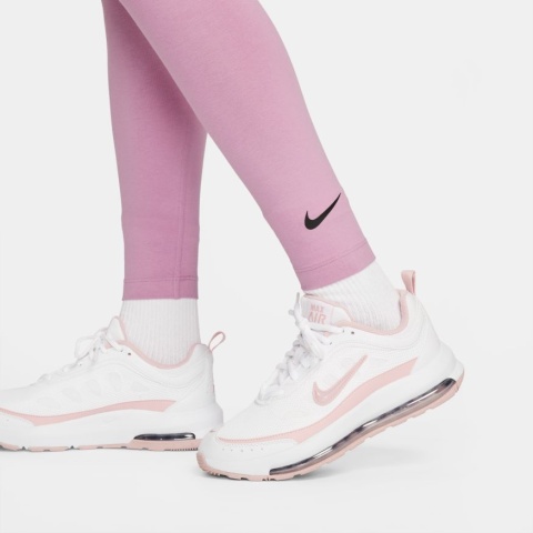 Nike Damskie legginsy z wysokim stanem Nike Sportswear Club - Fiolet M