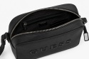 Powystawa GUESS Broderick Mini Camera Bag Czarna Torebka Damska Listonoszka Logo