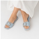 STUART WEITZMAN – luksusowe klapki z kryształową ozdobą Rozmiar: 36