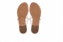 Stuart Weitzman – eleganckie sandały z kryształkowymi kokardkami Rozmiar 34.5