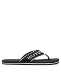 Tommy Hilfiger Japonki Im Mono Hilfiger Beach Sandal FM0FM04862 Czarny rozmiar 43