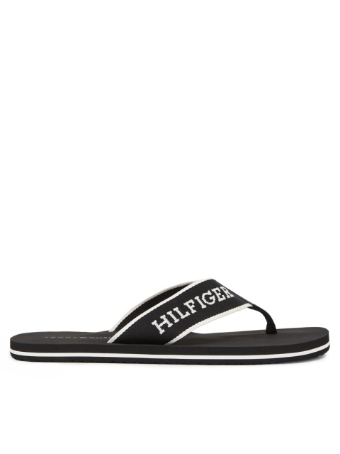 Tommy Hilfiger Japonki Im Mono Hilfiger Beach Sandal FM0FM04862 Czarny rozmiar 43