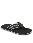 Tommy Hilfiger Japonki Im Mono Hilfiger Beach Sandal FM0FM04862 Czarny rozmiar 43