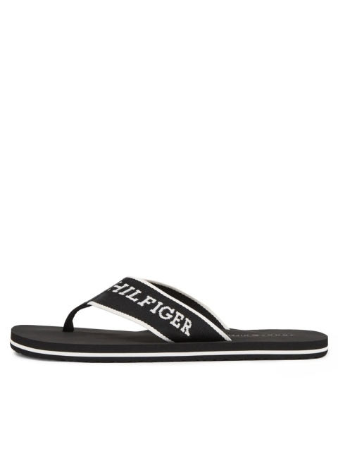 Tommy Hilfiger Japonki Im Mono Hilfiger Beach Sandal FM0FM04862 Czarny rozmiar 43