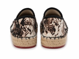 Colors of California Espadryle damskie we wzór skóry węża – rozmiar 40