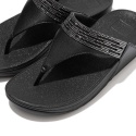 FitFlop Skórzane sandały japonki Lulu Lasercrystal rozmiar 38 Skóra naturalna