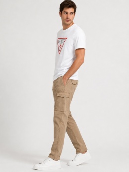 GUESS 1981 Hunter Cargo Pants – męskie spodnie cargo W30 L31 beżowe