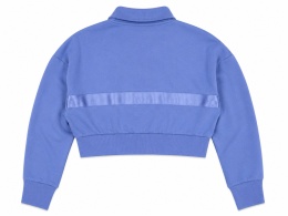 GUESS Bluza Damska Crop 1/2 Zip Fioletowa/Lawendowa rozmiar M