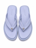 Klapki damskie Inuovo Light Blue skórzane japonki Skóra naturalna rozmiar 36