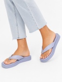 Klapki damskie Inuovo Light Blue skórzane japonki Skóra naturalna rozmiar 36